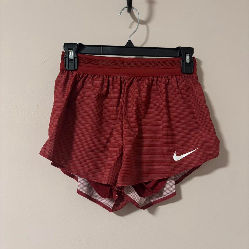 Nike pro elite red strip shorts size S womens